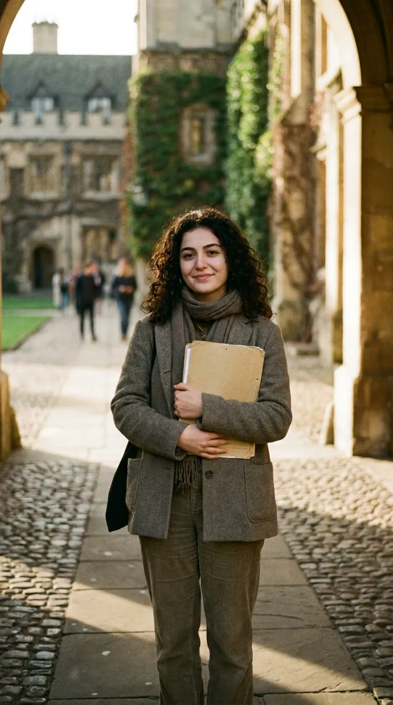 Ayşe T., İngiltere Öğrenci Vizesi danışanımız (temsili görsel)